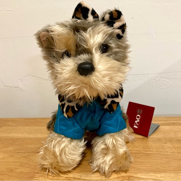 3/$15 Sale! FAO Schwarz NOS 2011 Yorkshire Terrier Puppy Toy - Picture 1 of 10